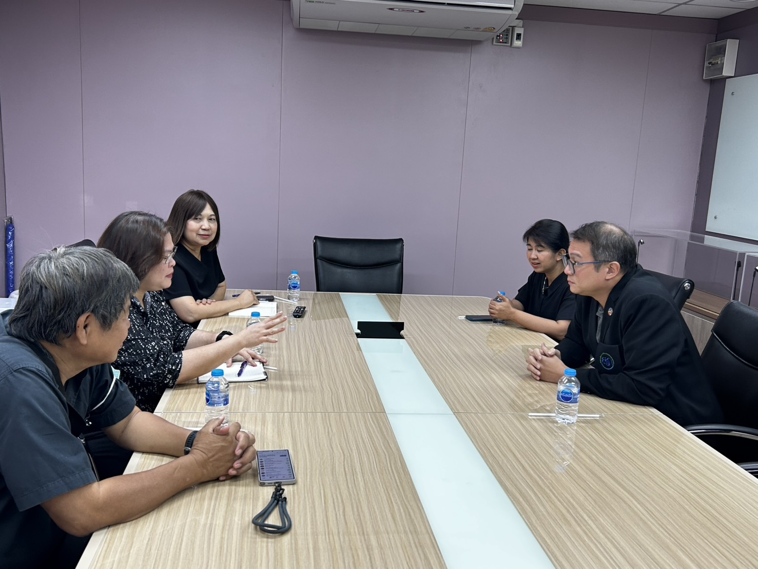 หารือขั้นตอนการของบทุนวิจัยโครงการ FIP ปูม้า